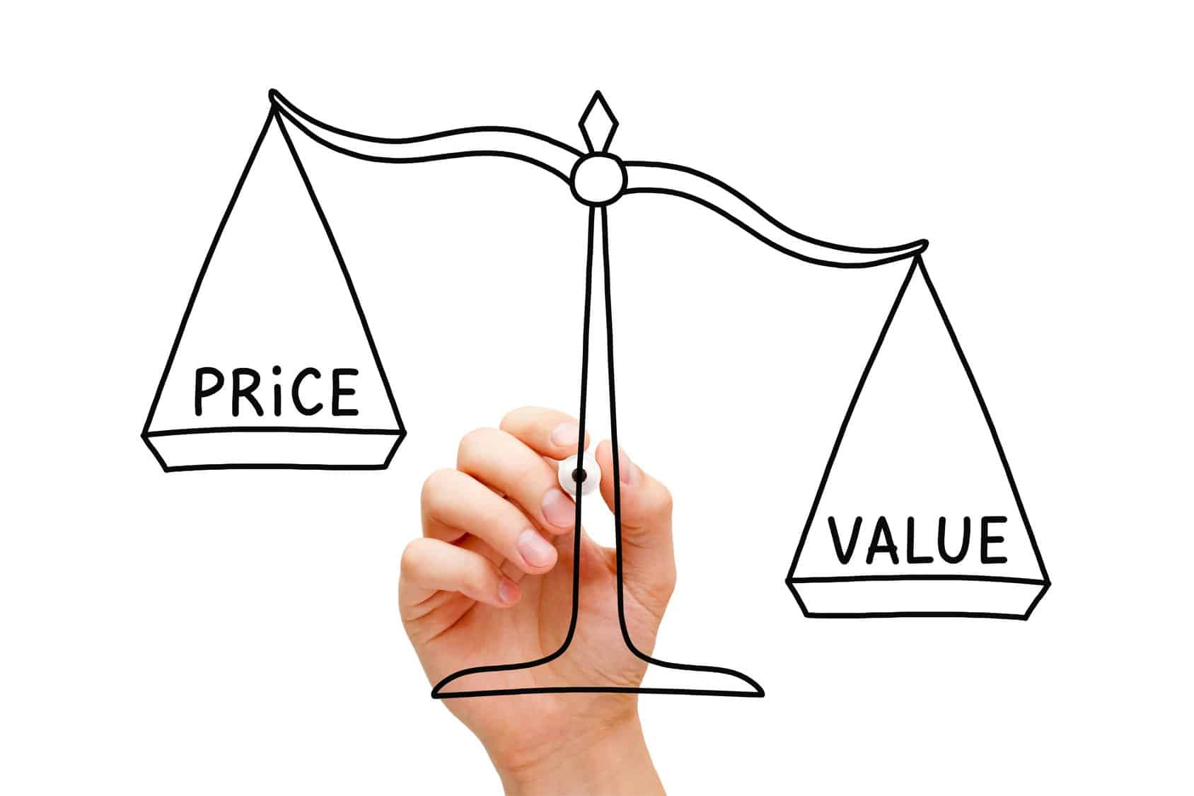 Weighing up price vs value